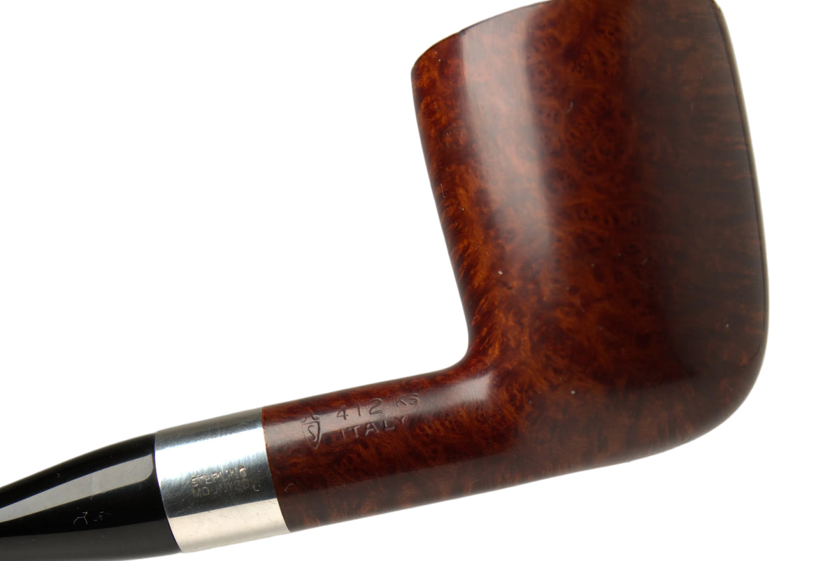 Savinelli Silver 412 KS Sterling-Mounted Dublin