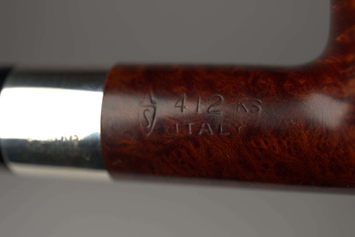 Savinelli Silver 412 KS Sterling-Mounted Dublin