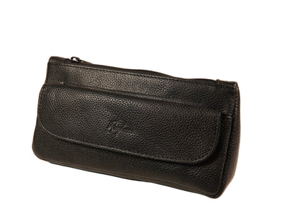 Brigham 1 Pipe and Tobacco Pouch Black