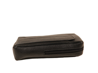 Brigham 1 Pipe and Tobacco Pouch Black