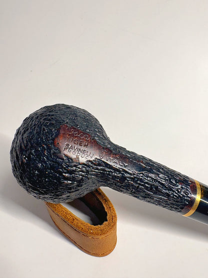 Savinelli Oscar Tiger no.104 Rusticated Italian Estate Pipe