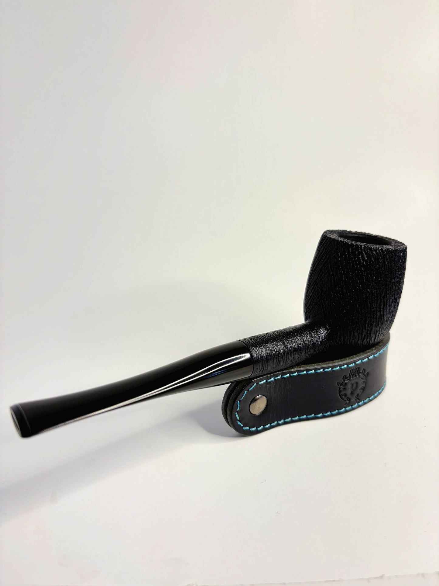 Savinelli for Birks no.128 Sandblast Billiard – Special Canadian Retailer Edition, Unsmoked 1970s