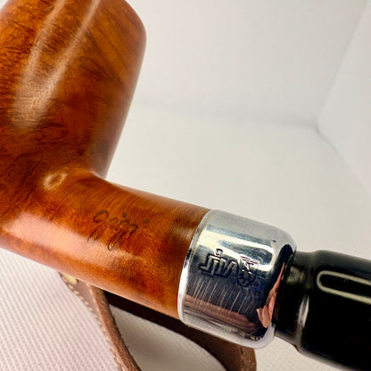 Gigi Filtro 9 Silver Army Mount Italian Estate Pipe