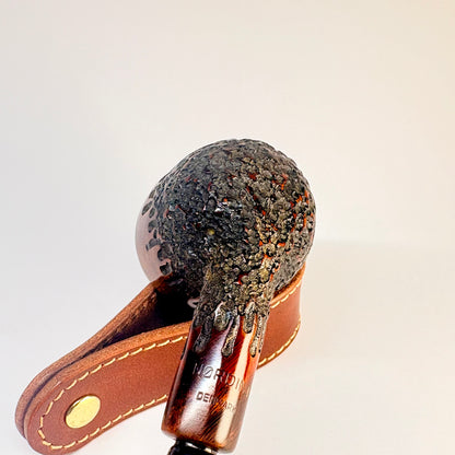 Nørding Partially Rusticated Danish Estate Pipe