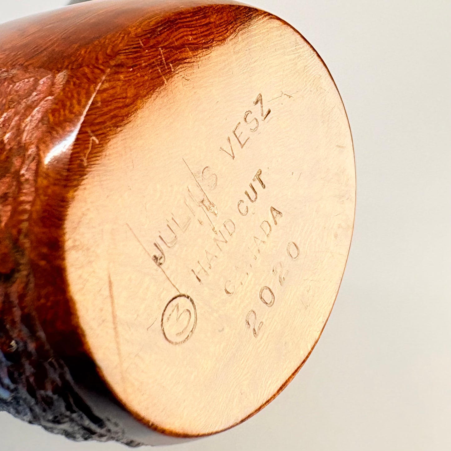 Julius Vesz Circle 3 Sitter Canadian Estate Pipe