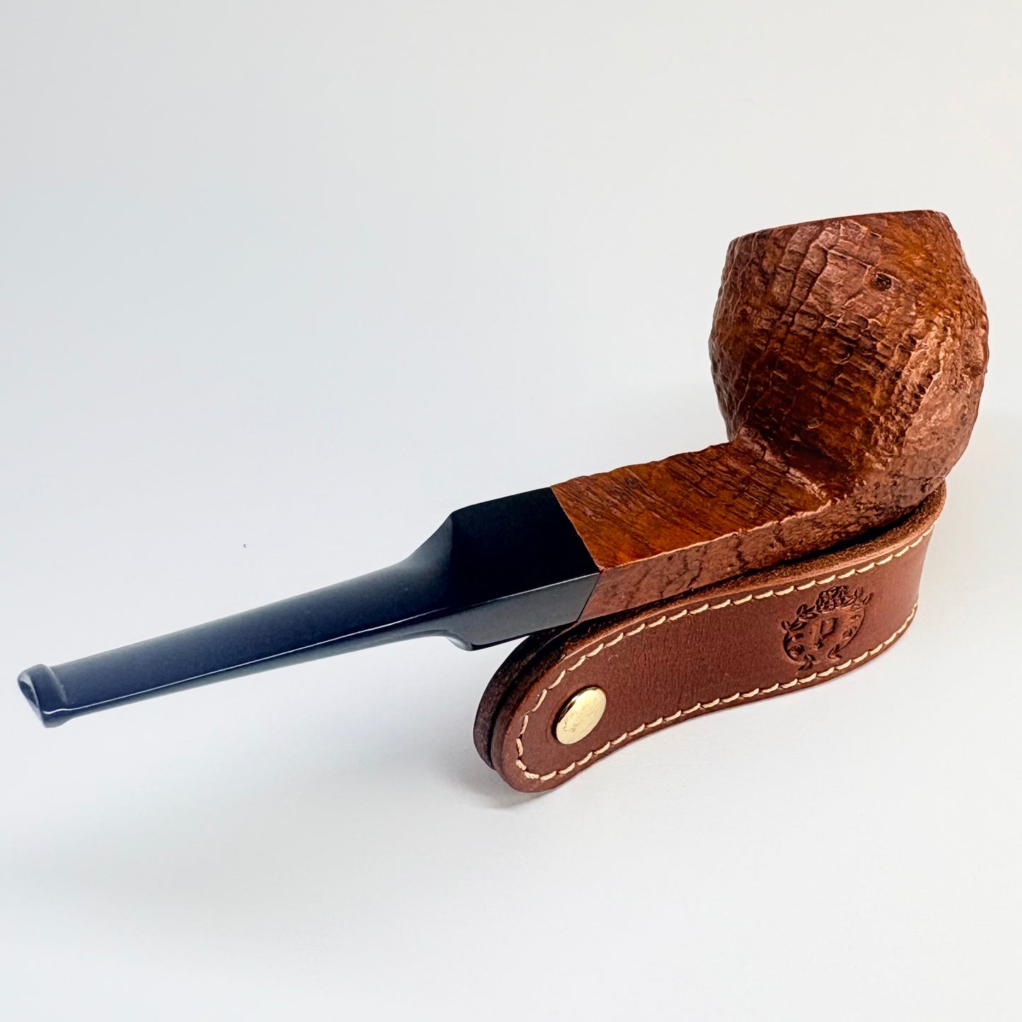 Dunhill Tanshell Rusticated Bulldog (1968) English Estate Pipe