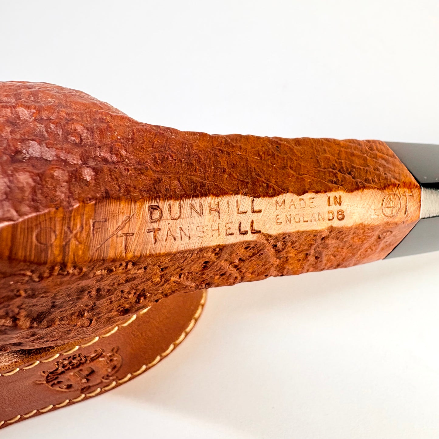 Dunhill Tanshell Rusticated Bulldog (1968) English Estate Pipe