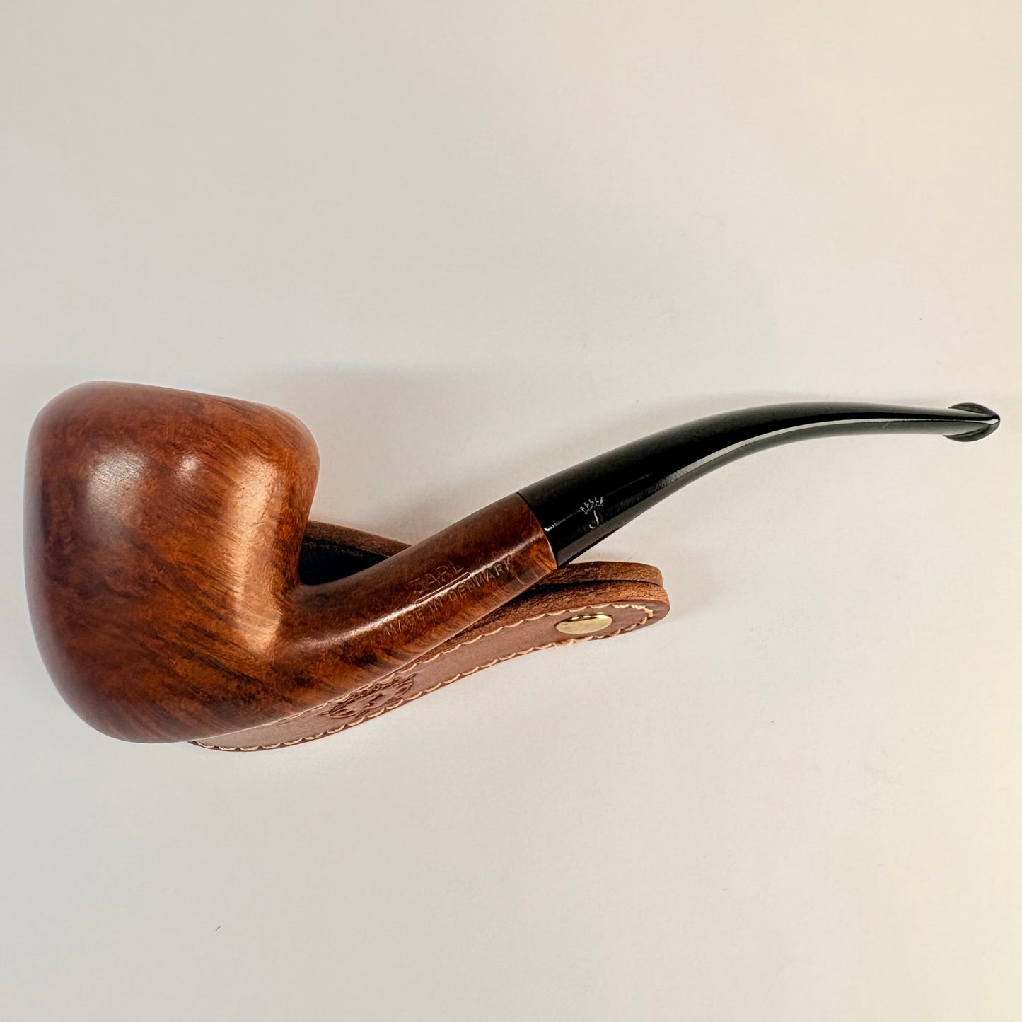Jarl “Oil Hardened” Bent Billiard Danish Estate Pipe
