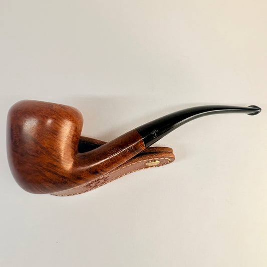Jarl “Oil Hardened” Bent Billiard Danish Estate Pipe