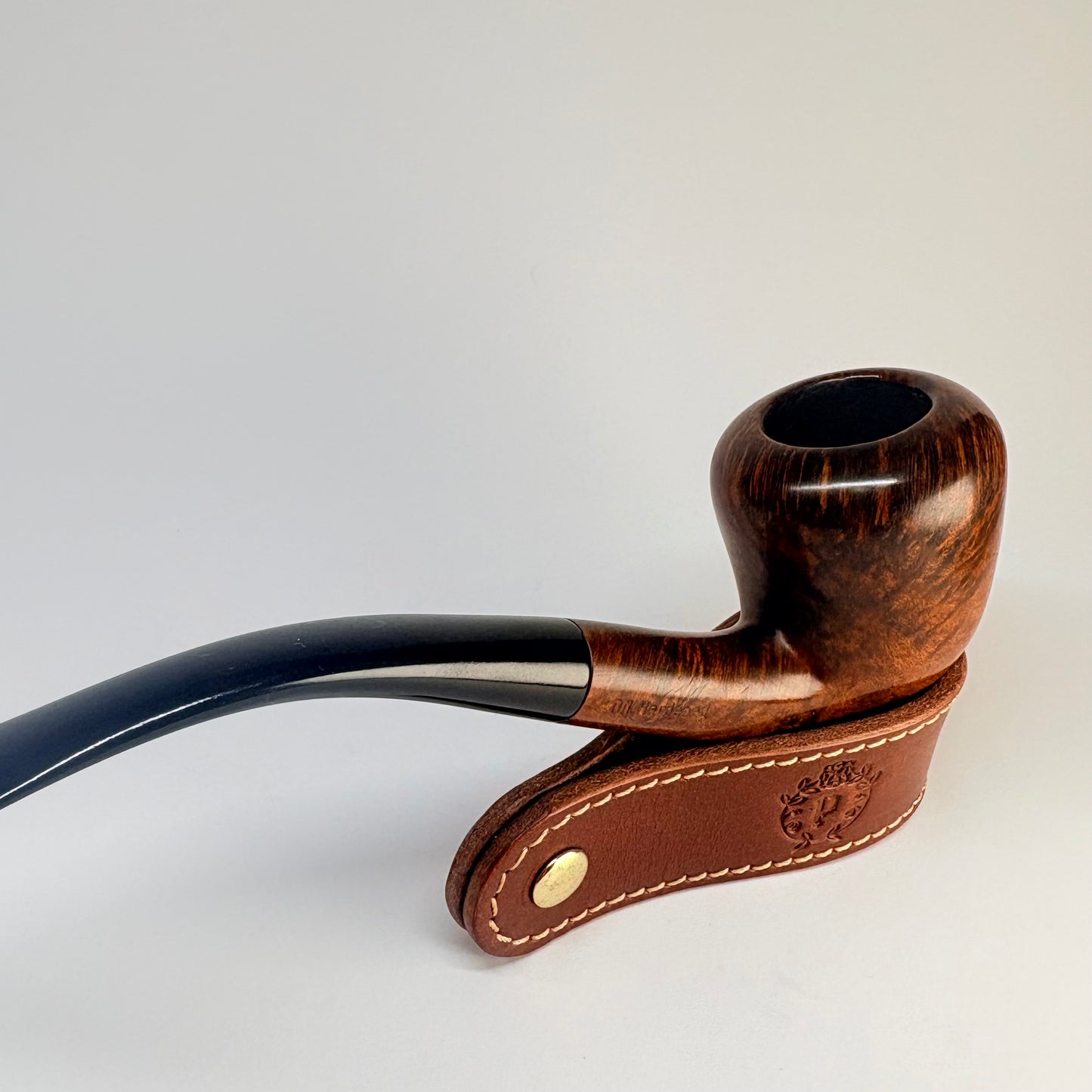 Jarl “Oil Hardened” Bent Billiard Danish Estate Pipe