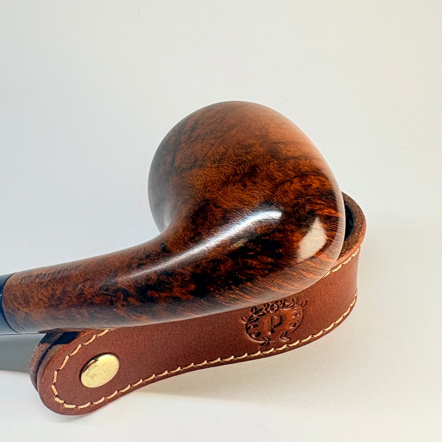Jarl “Oil Hardened” Bent Billiard Danish Estate Pipe