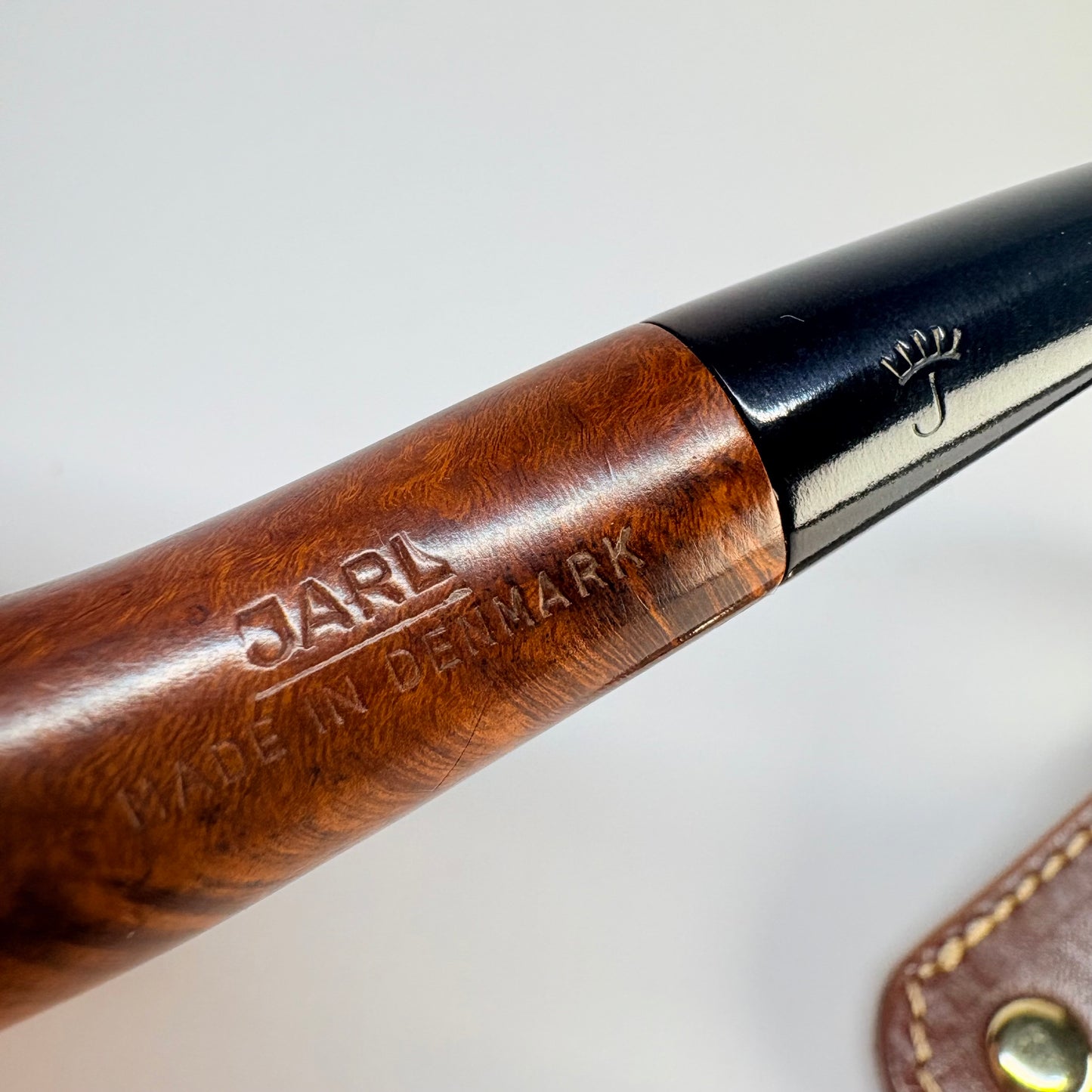 Jarl “Oil Hardened” Bent Billiard Danish Estate Pipe