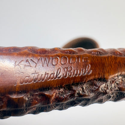 Kaywoodie Natural Burl American Estate Pipe