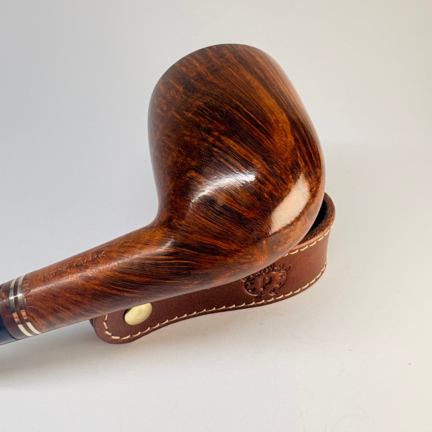 Mauro Armellini Straight Grain Billiard Italian Estate Pipe