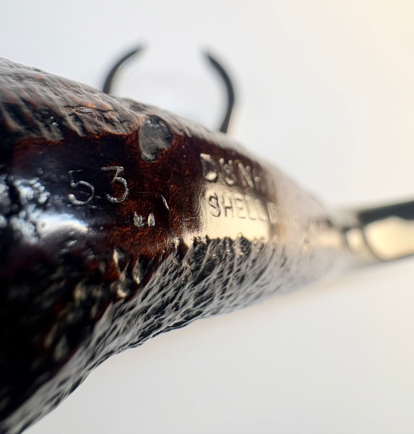 Dunhill Shell Briar Billiard (1958) Circle 5 Full Kit