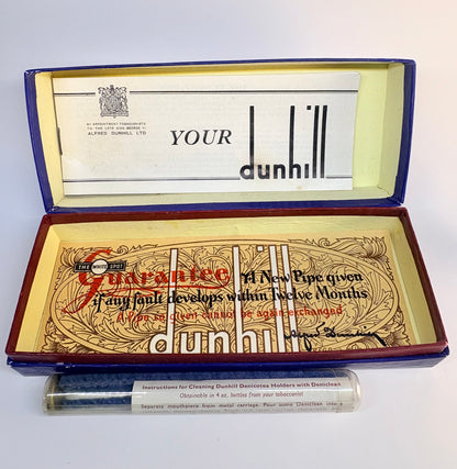 Dunhill Shell Briar Billiard (1958) Circle 5 Full Kit