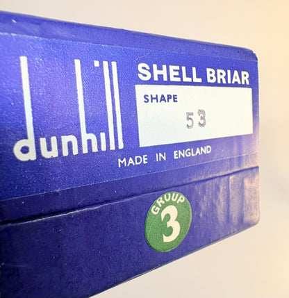 Dunhill Shell Briar Billiard (1958) Circle 5 Full Kit