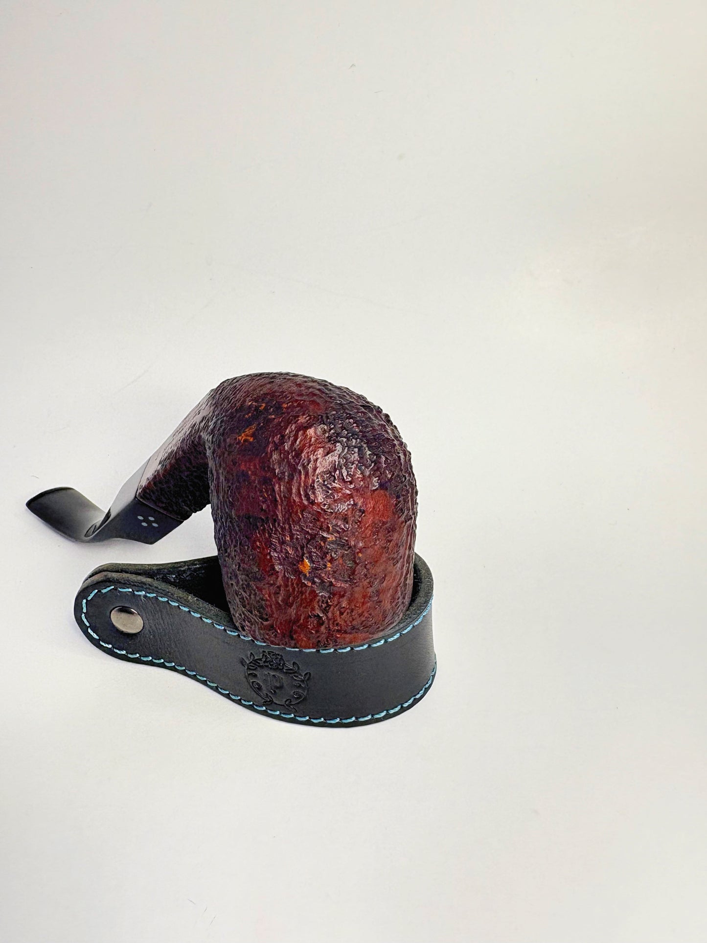 Sasieni Four Dot “Ruff Root Dark” Shape 5 English Estate Pipe