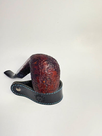 Sasieni Four Dot “Ruff Root Dark” Shape 5 English Estate Pipe