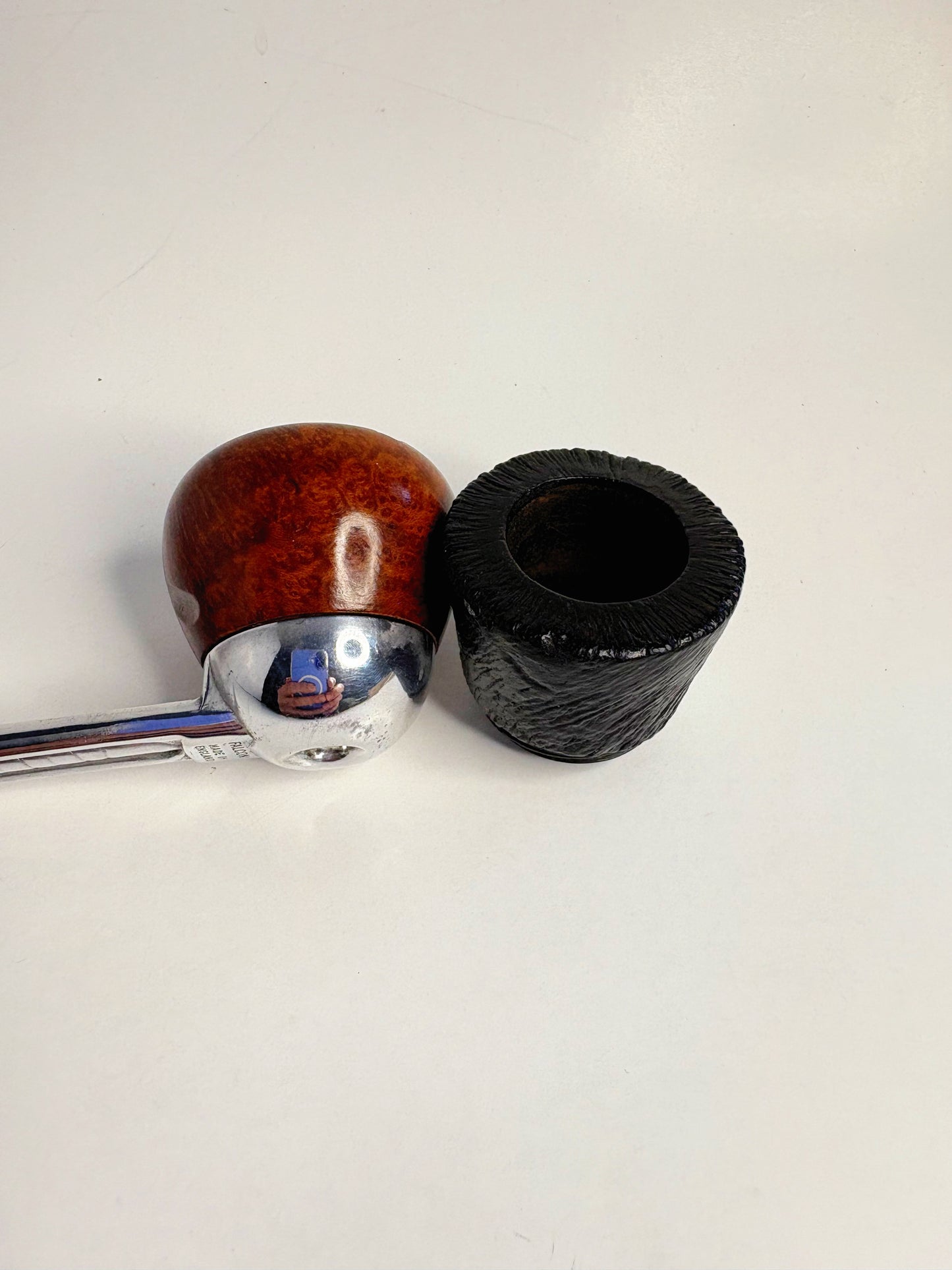 Falcon Standard Straight Pipe with Two Interchangeable Bowls