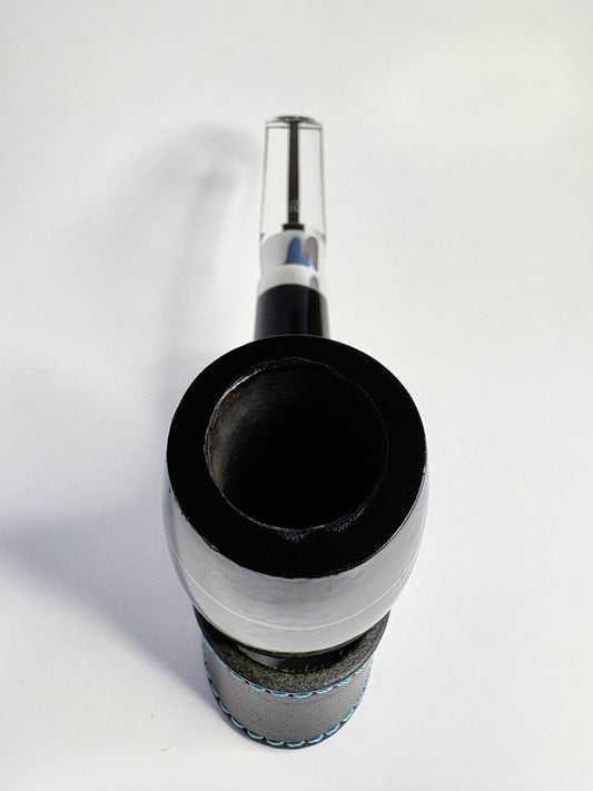 Big Ben Silver Shadow Acrylic Stem Dutch Estate Pipe