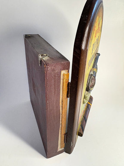 Vintage RJ Morgan's Pipe Tobacco & Fine Cigars Wooden Key Cabinet