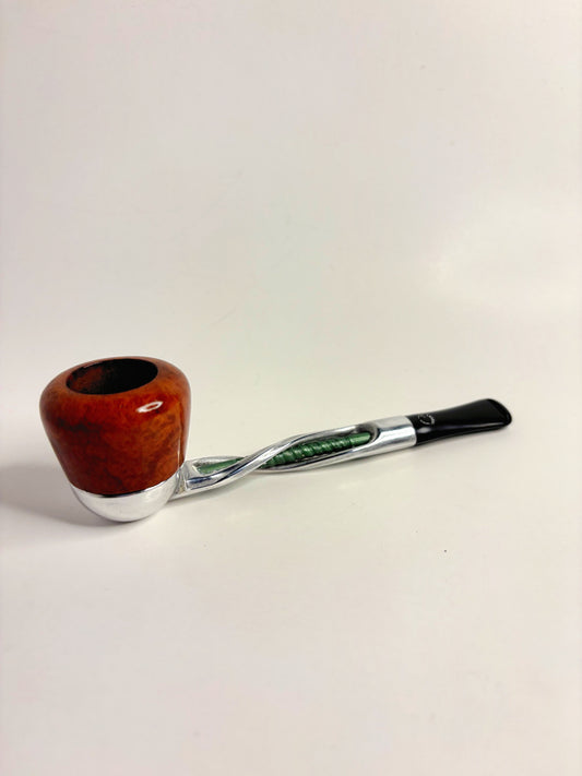 Falcon Shillelagh Pipe Green Stem Twisted