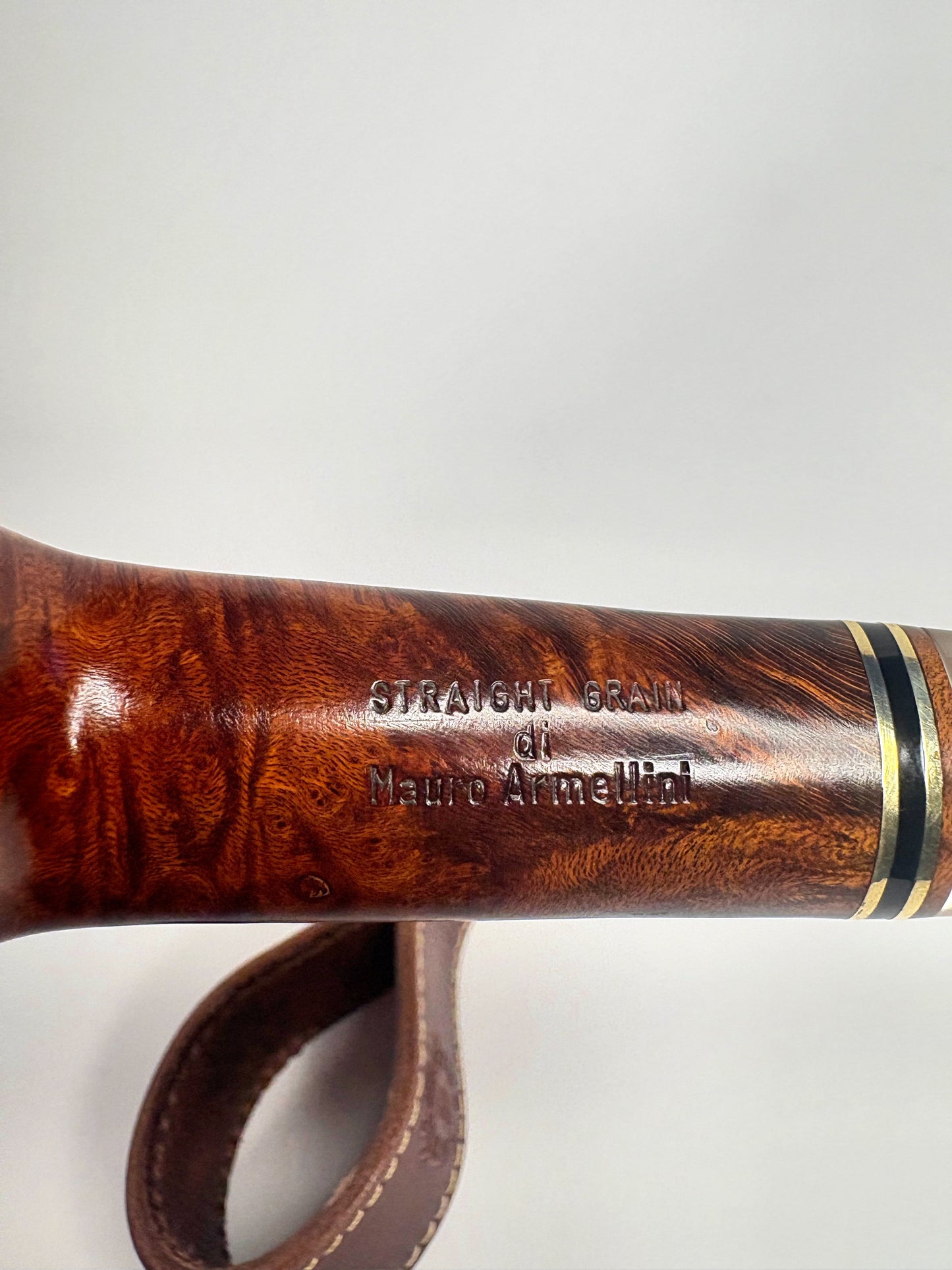Mauro Armellini Straight Grain Cutty Italian Estate Pipe
