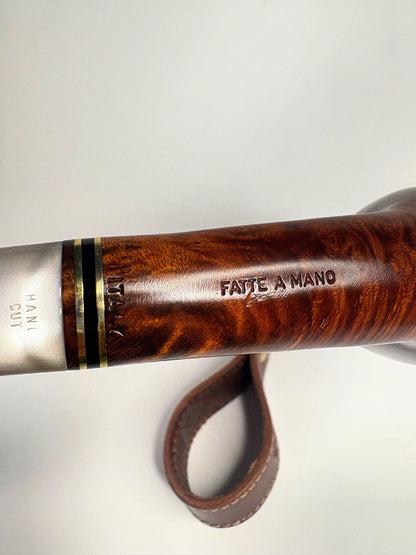 Mauro Armellini Straight Grain Cutty Italian Estate Pipe