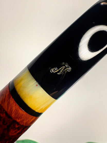 Nørding no.04 Horn Accent Danish Estate Pipe