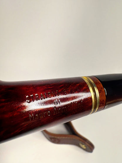 Mauro Armellini Straight Grain Billiard Italian Estate Pipe