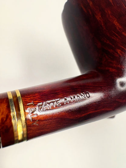Mauro Armellini Straight Grain Billiard Italian Estate Pipe