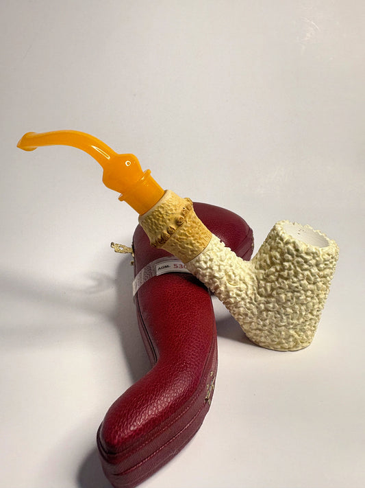 Ahmet Govem Bamboo Sitter Meerschaum Pipe