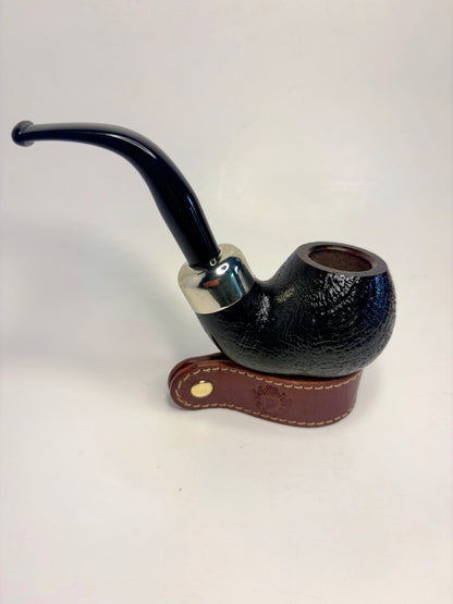 Peterson XL02 Rusticated Army Mount Black Irish Estate Pipe