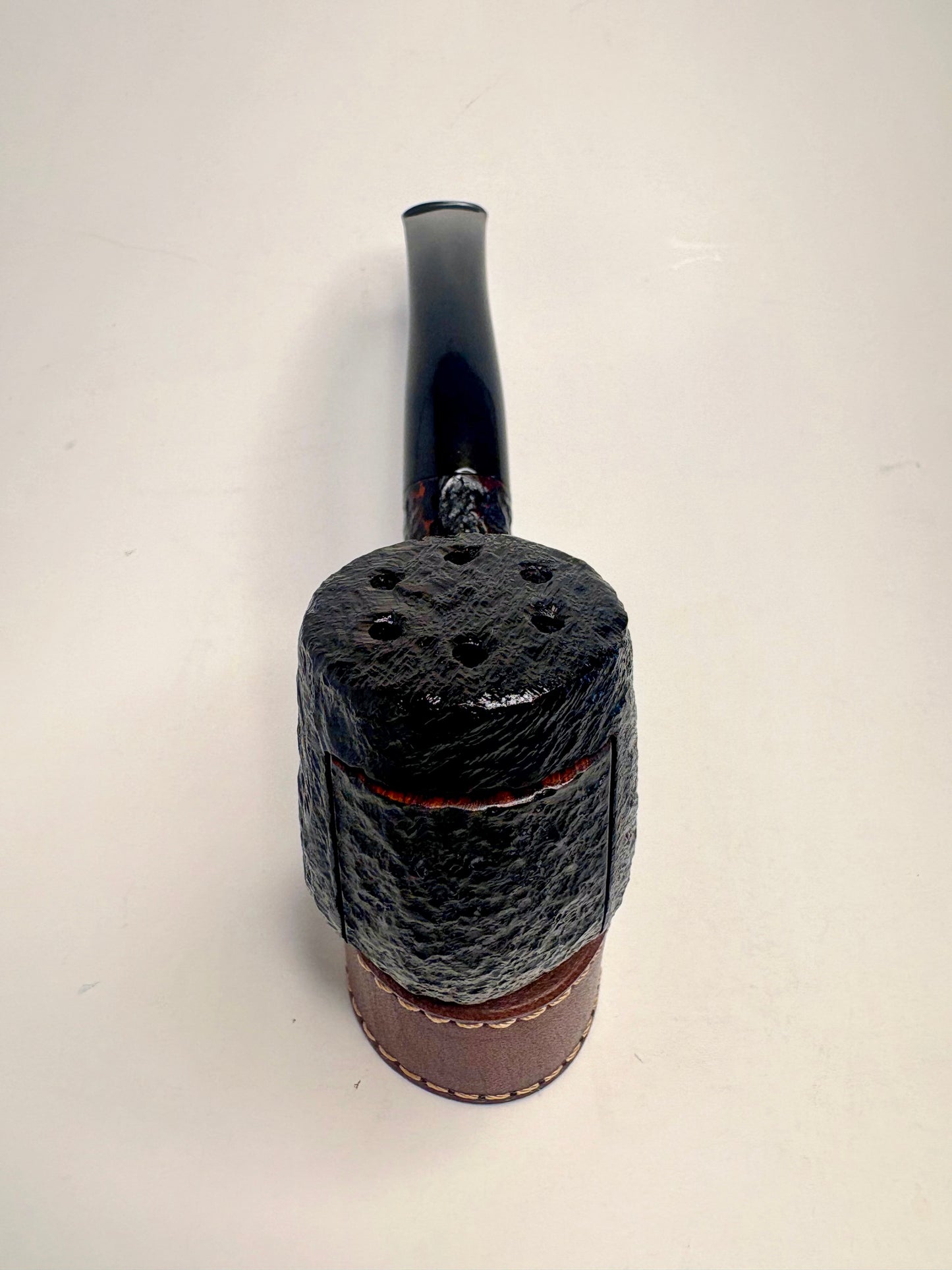 Ehrlich Storm Top HX18 Bent Billiard English Estate Pipe