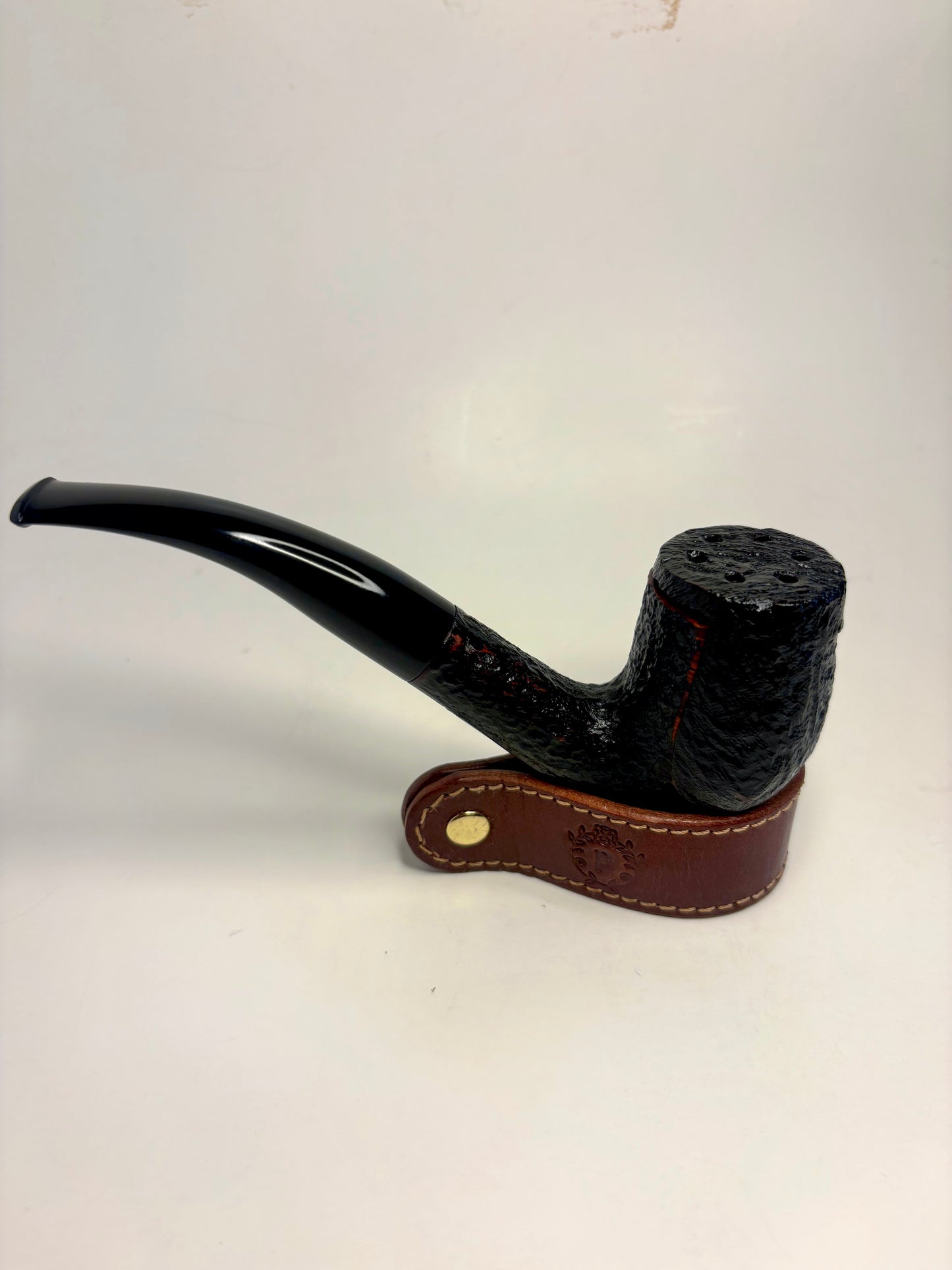 Ehrlich Storm Top HX18 Bent Billiard English Estate Pipe