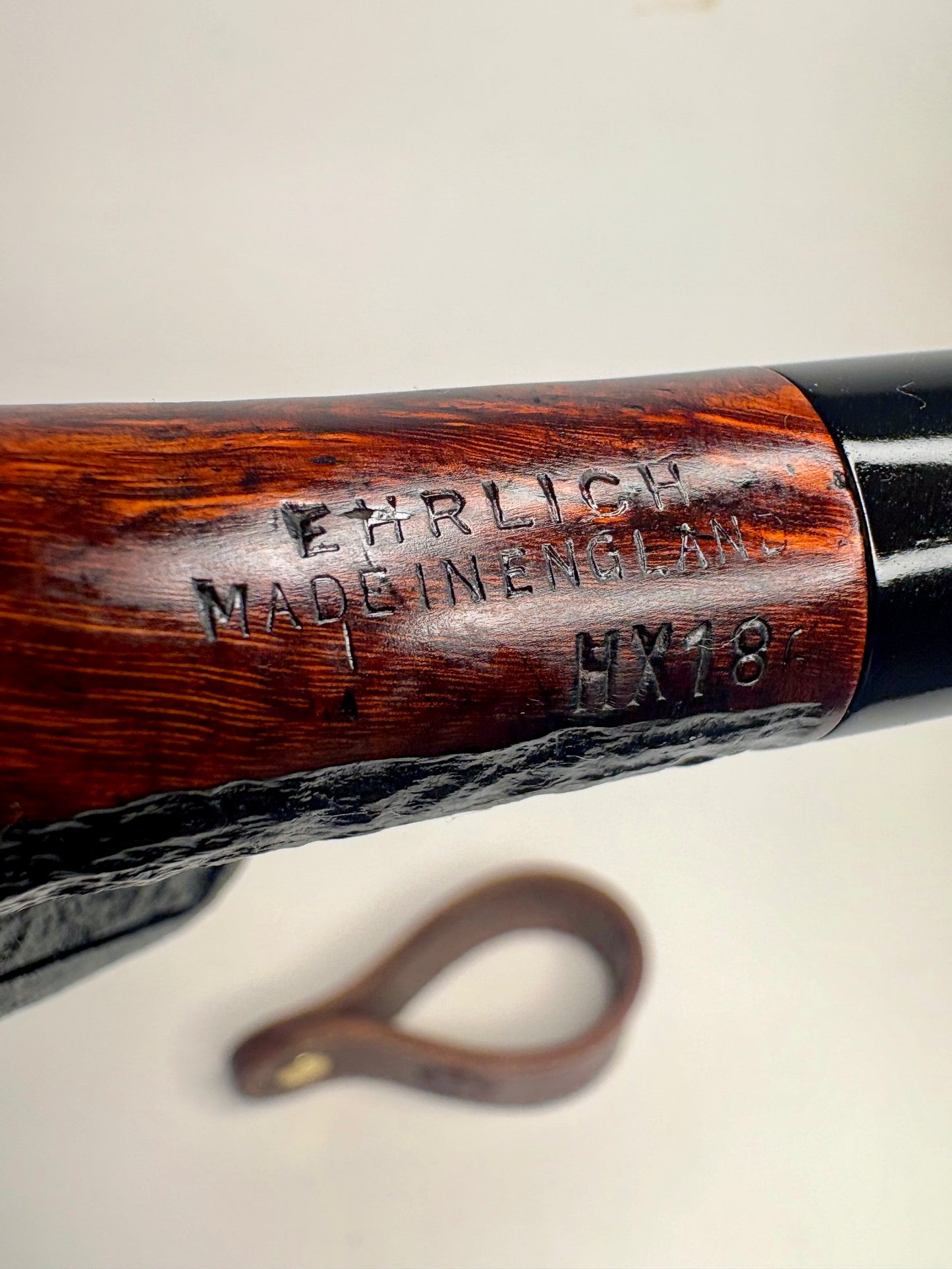 Ehrlich Storm Top HX18 Bent Billiard English Estate Pipe