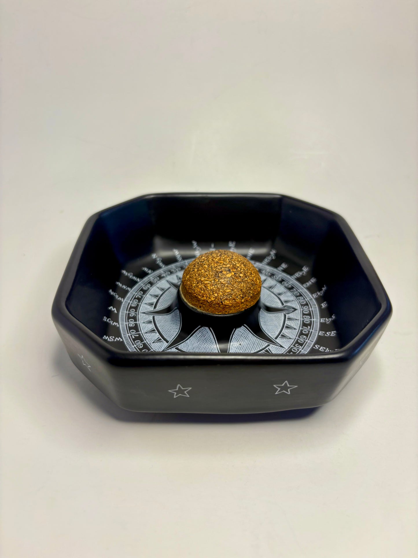 Dunhill Compass Motif Ceramic Ashtray 1950s-1960s