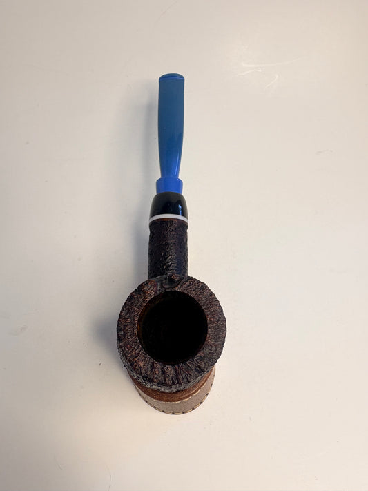 Nate Rose Blasted Billiard Canadian Estate Pipe