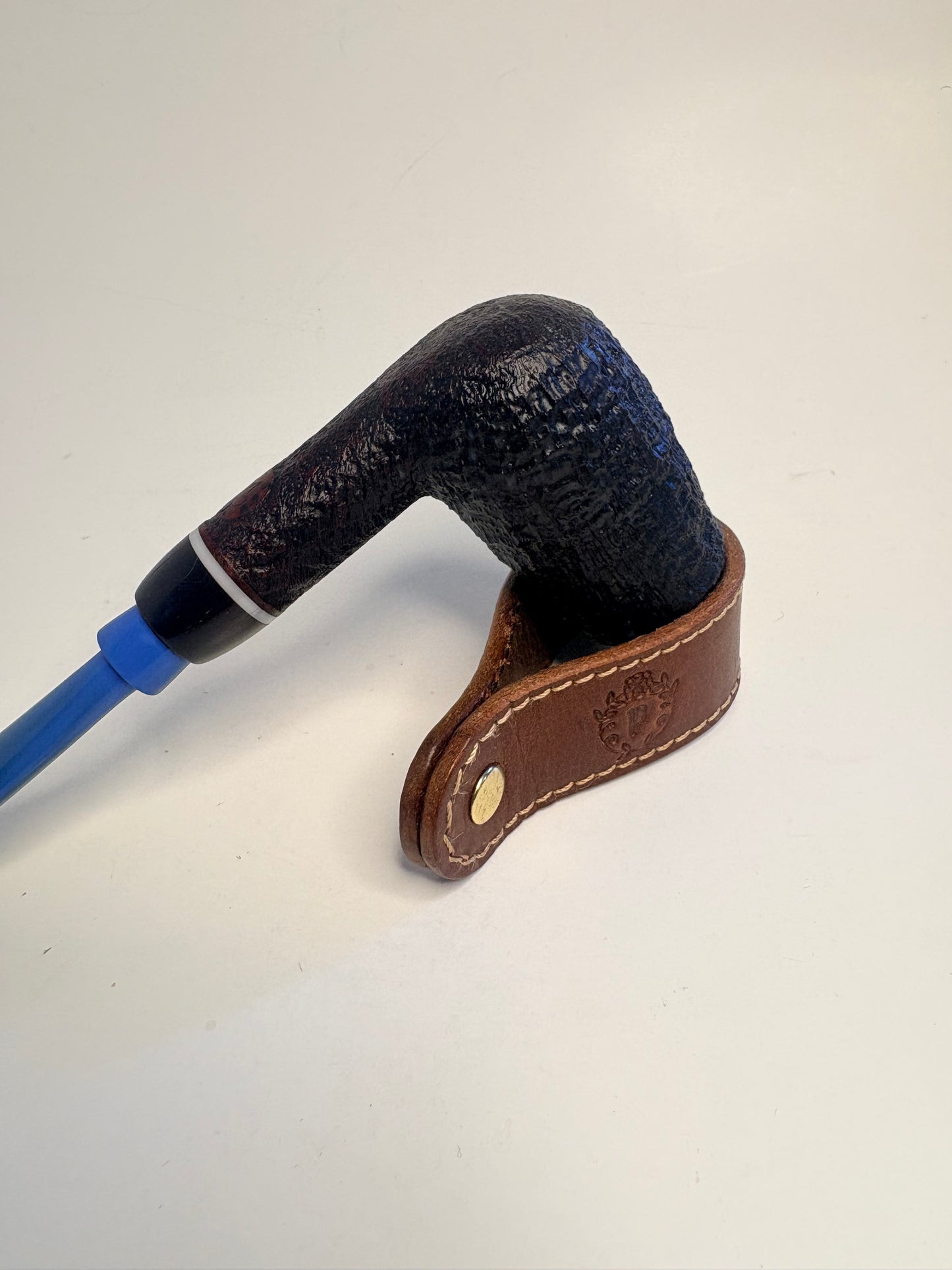 Nate Rose Blasted Billiard Canadian Estate Pipe