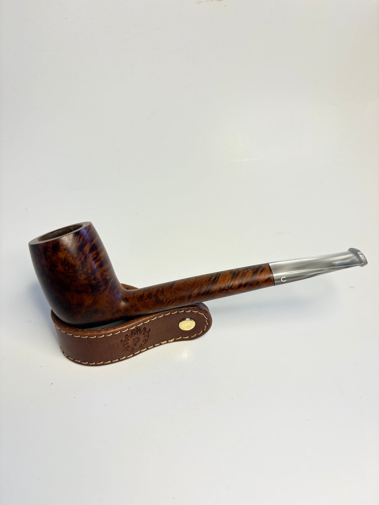 Comoy’s Silver Shadow no.296 English Estate Pipe