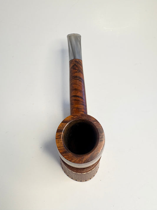 Comoy’s Silver Shadow no.296 English Estate Pipe