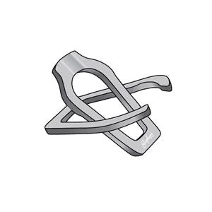 Brigham Metal Pipe Stand - Chrome