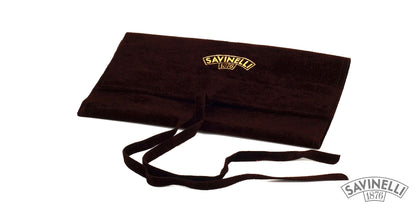 Savinelli Vintage Velvet Roll-up Bag Brown