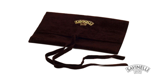 Savinelli Vintage Velvet Roll-up Bag Brown
