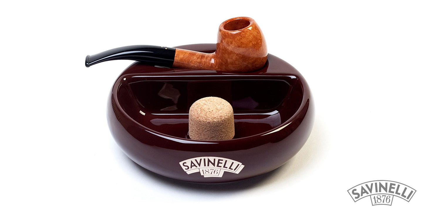 Savinelli Ashtray 1 Pipe Rest Brown