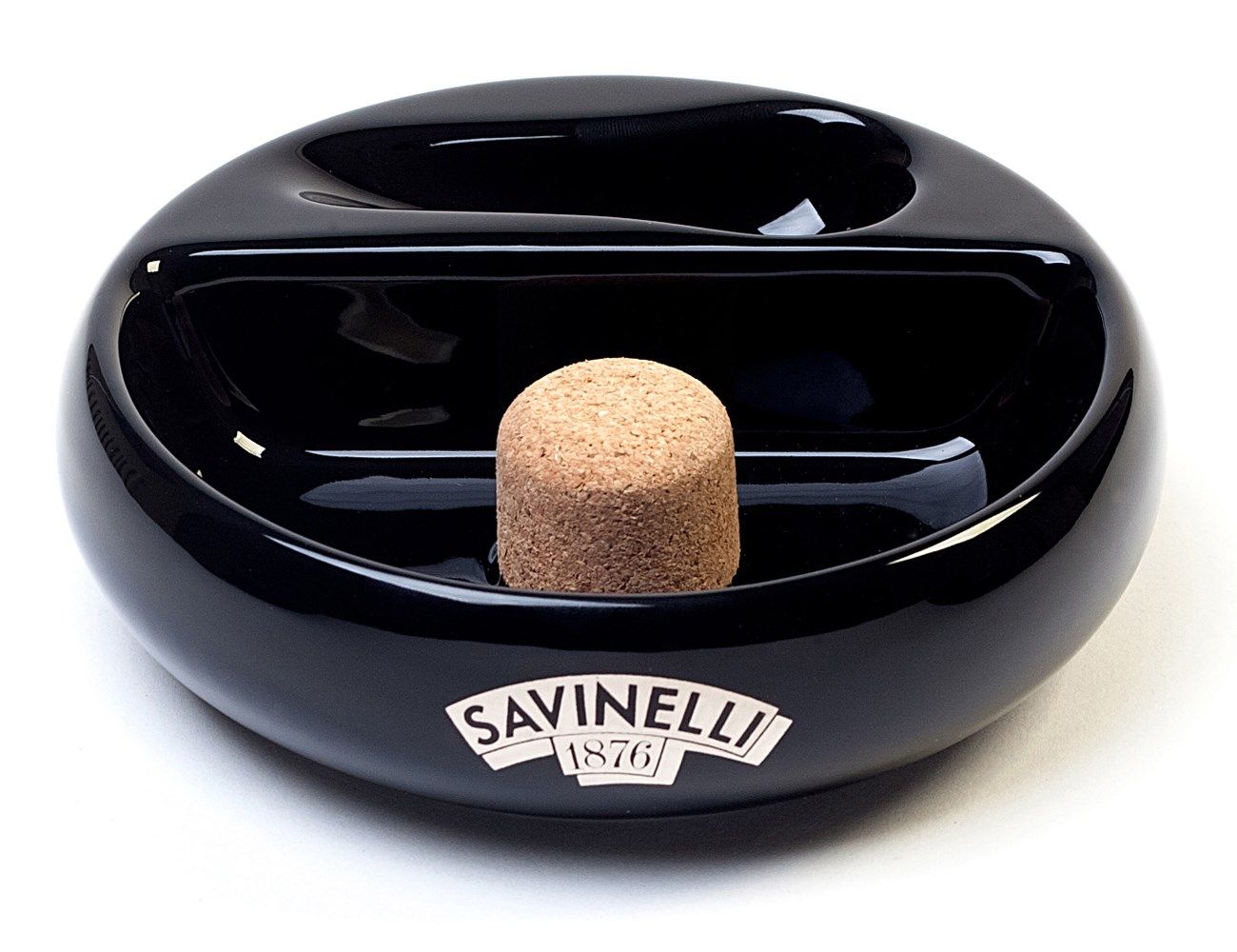 Savinelli Ashtray 1 Pipe Rest Black