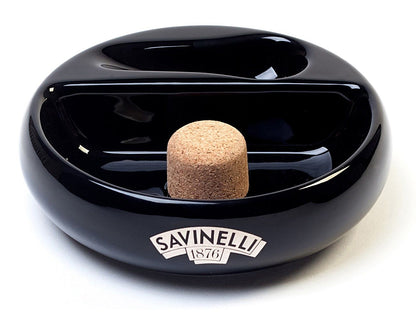 Savinelli Ashtray 1 Pipe Rest Black